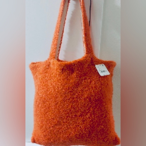 $69 Free People NWT Lined Tote Bag Matching Scarf Colorful Flower Beautiful Gift - Picture 5 of 14